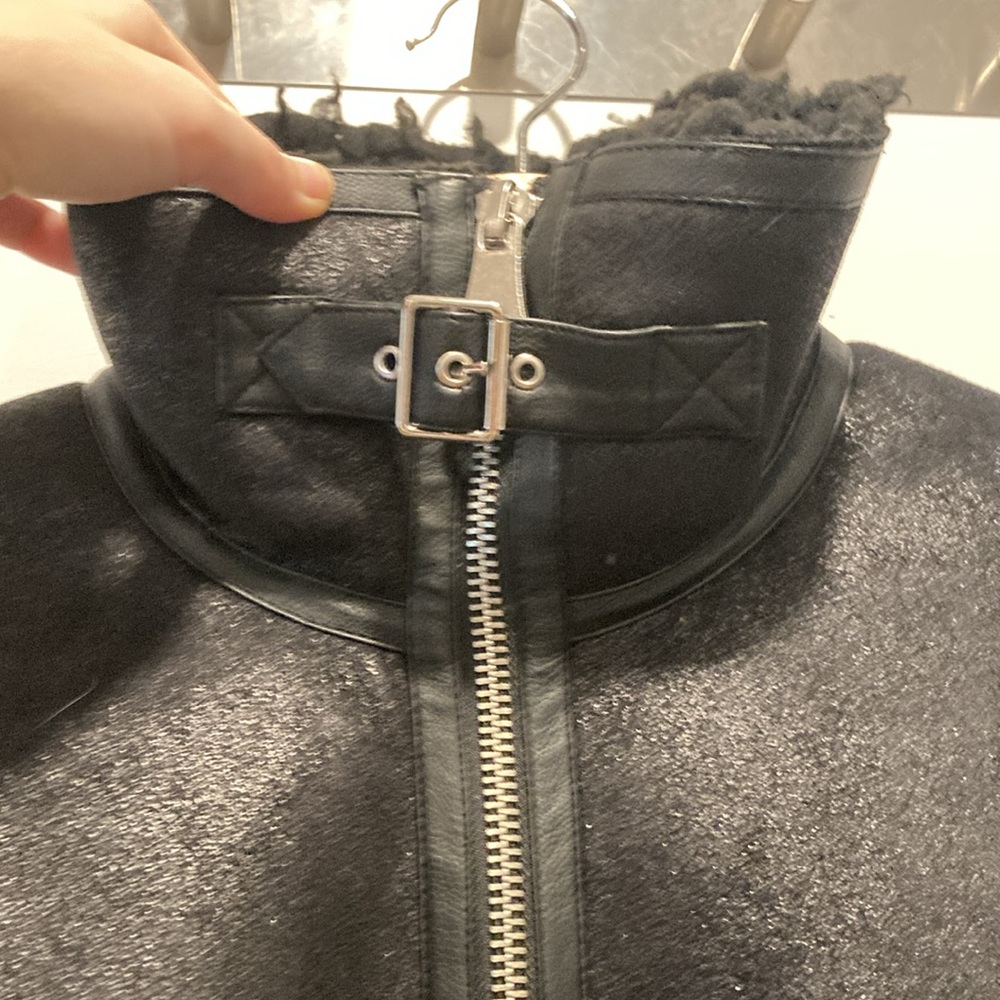 Faux Shearling Coat - image 3